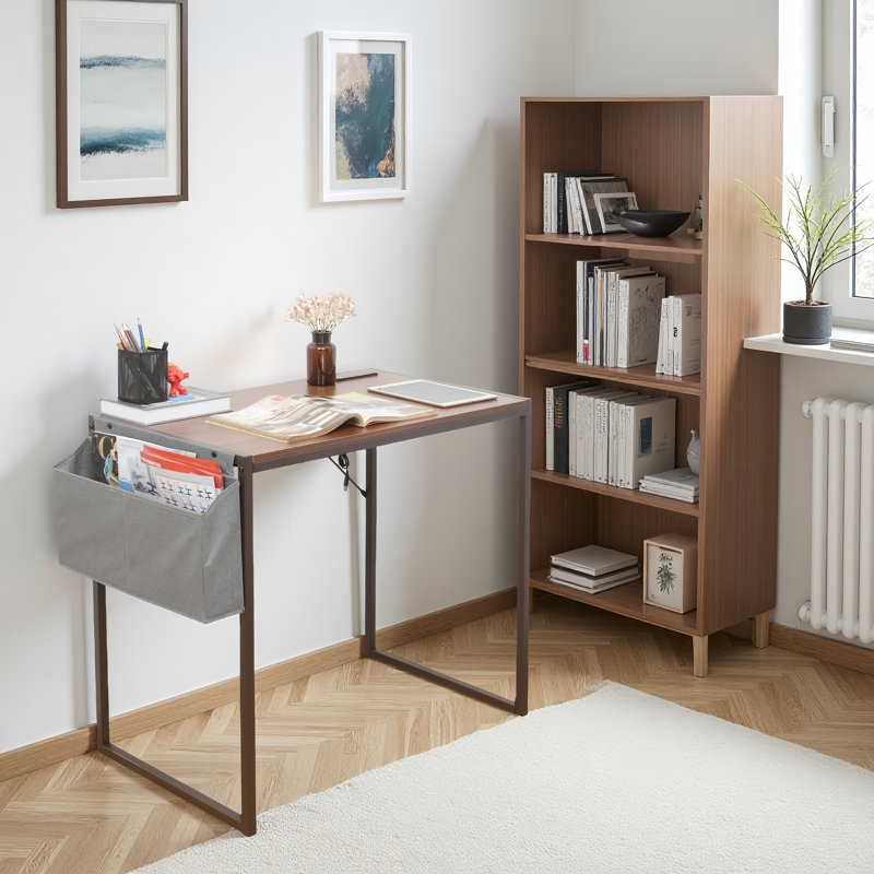 Bureau d'étude Parinita - Station de travail élégante et élégante pour les petits espaces, H 30 po x l 31,5 po x P 18,9 po