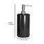 Oneita Liquid Soap Dispenser Pump Bottle | Bathroom Vanity & Kitchen Sink,Holds Soap,Lotion & Sanitizer | Black/Resin