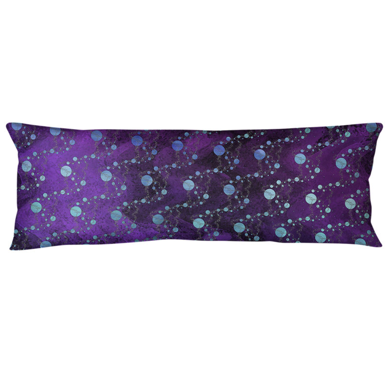 Polyester Pillow, Purple/Blue