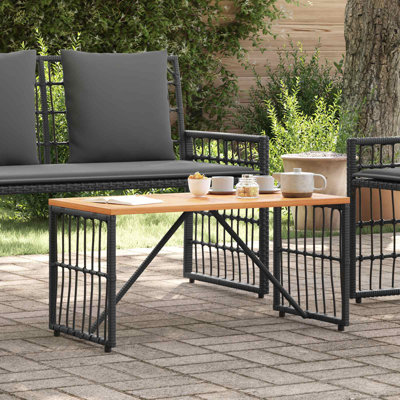 Charessa Rectangular Outdoor Coffee Table , 80cm W 40cm D