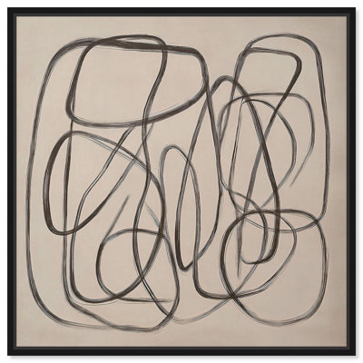 «Unbroken Line I» par Boho, art abstrait 