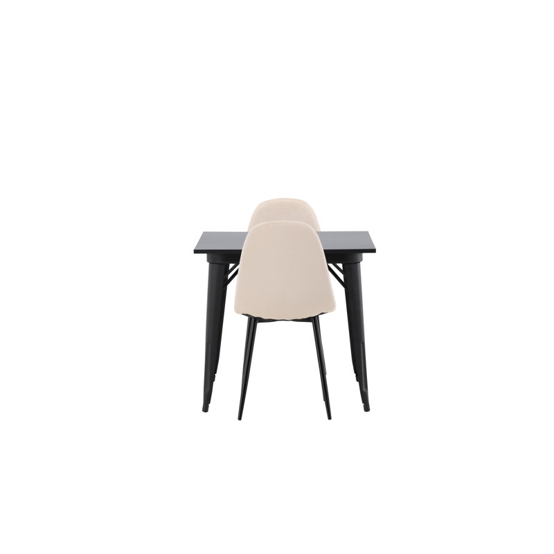 Stockport 2 - Person Dining Set, Beige, Beige