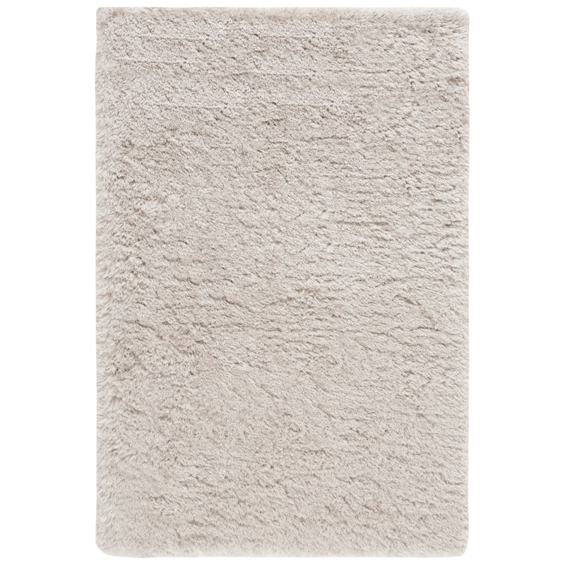 Gentas Shag Hand Tufted Performance Solid Color Rug, Rectangle 5' x 7'