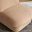 Chaise en velours pivotante en forme de citrouille, base en métal à 360 degrés-503282276