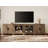 126" Extra Large Sideboard Buffet Cabinet, Farmhouse Kitchen Storage Cabinet With Glass Doors And Adjustable Shelves, Modern Wood Coffee Bar Table For Dining Room, Living Room,Brown-372699017