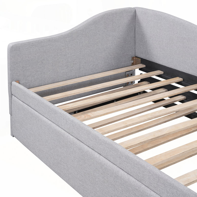 Versatile Upholstered Daybed with Extraordinary Comfort and Functionality, Gray