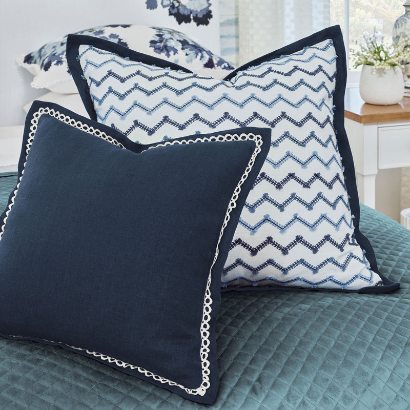 Beatrice Linen Square Pillow Cover & Insert