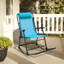 Chaise berçante d'extérieur en métal Myiesha-967939701