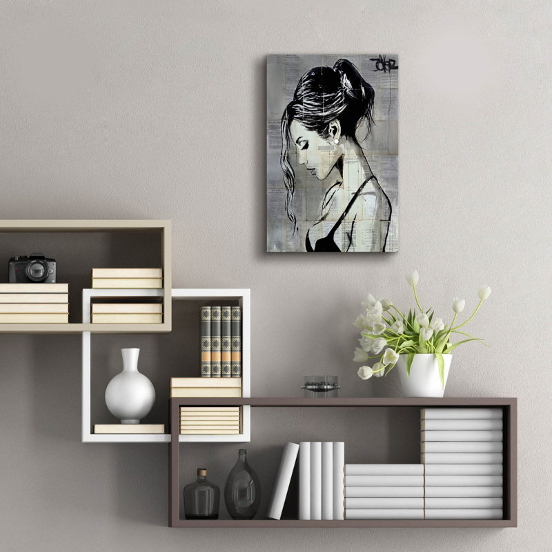 «Being» par Loui Jover, art mural en verre acrylique, H 24 po x l 16 po x P 0,2 po
