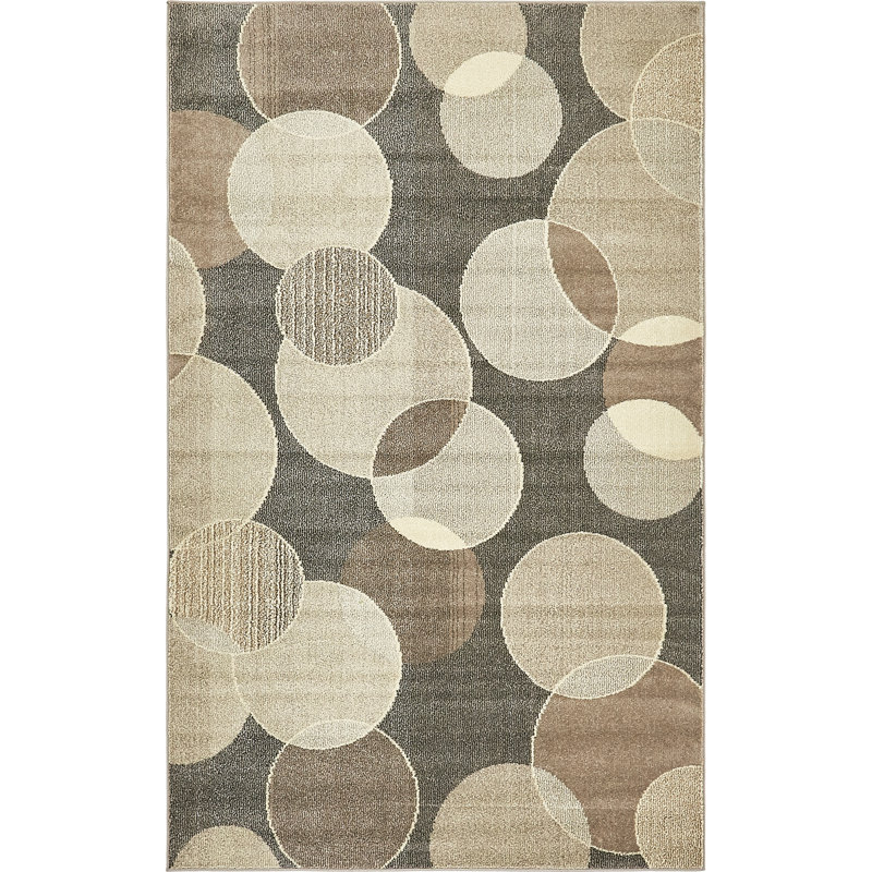 Tapis rectangulaire gris Dews, Rectangle 9 pi x 12 pi 2 po