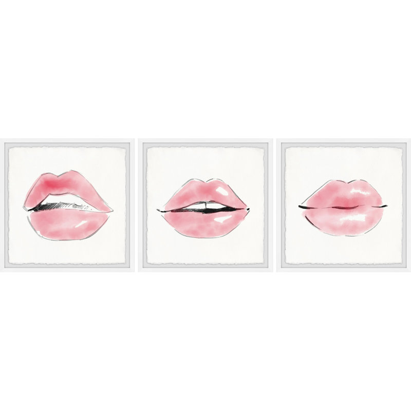 What's New by Marmont Hill - 3 Piece Single Picture Frame Painting Set, 41" H x 41" W x 3.81" D