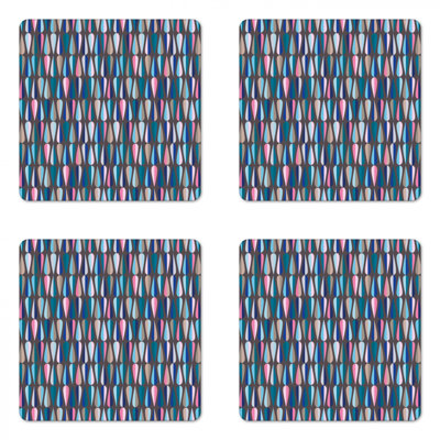 Square 4 Piece Coaster Set