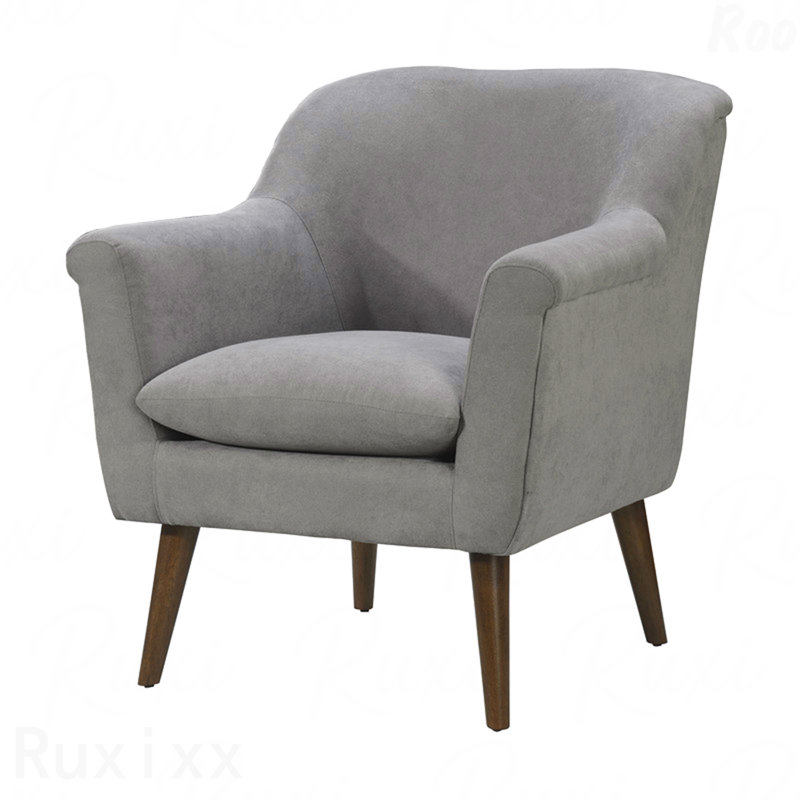 Fauteuil surdimensionné en tissu 31 po, Gris