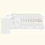 Lit plateforme en bois avec 6 tiroirs, tablettes et coiffeuse-1713706143