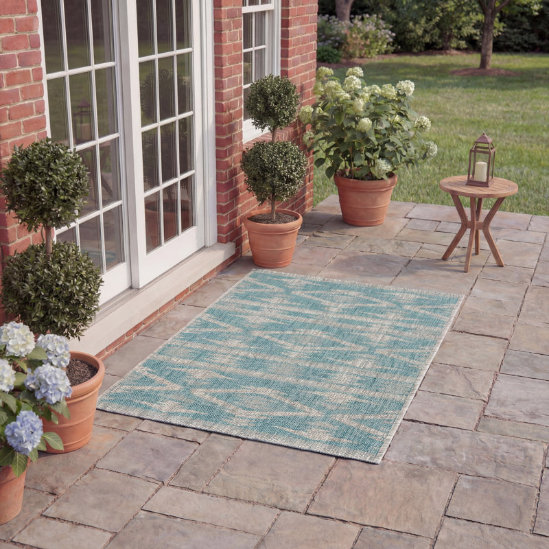 Amarien Southwestern Indoor/Outdoor Area Rug, Rectangle 2' x 3'7"