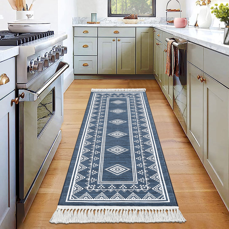 Tapis Dalyla avec envers antidérapant, Tapis de couloir 2 pi x 6 pi