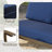 Polett Solid Wood Group Outdoor Conversation Set With Two Loveseats And Coffee Table-160992673-160992687