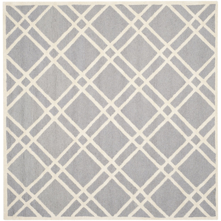 Deedgra Hand Tufted Wool Geometric Rug