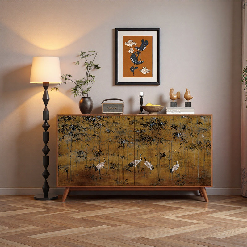 Nouveau buffet en bois artistique chinois
