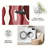 Mid-Century Modern Abstract Wave Red carpet-easy to clean, machine-washable, soft and comfortable; suitable for door mats, kitchens, living rooms, bedrooms, corridors, and laundry areas. Easy to clean, durable carpet for home decoration.-129234795