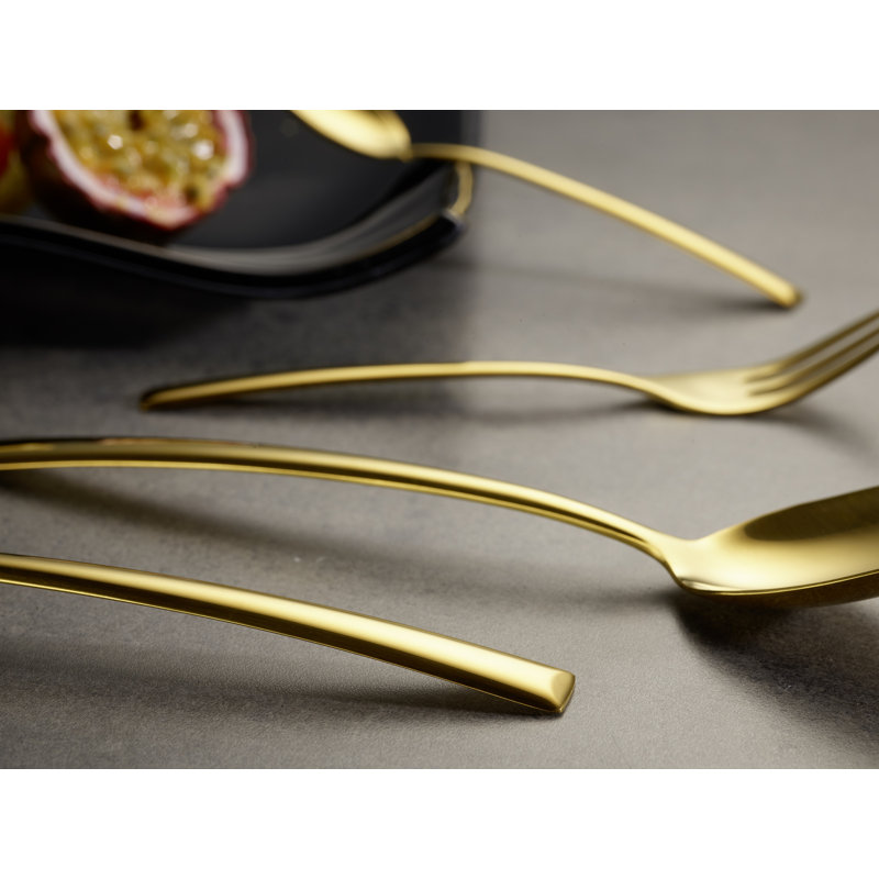 Avelino 30 Piece Cutlery Set, Service for 6, Gold