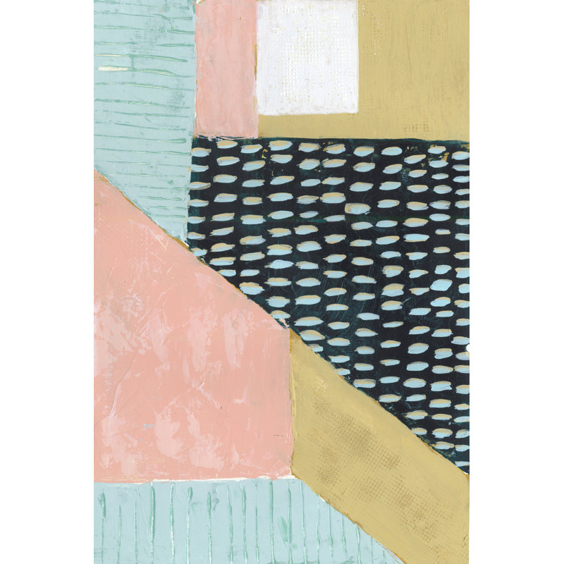 Pastel Julep II by Grace Popp - Painting on Canvas, 30 cm H x 20 cm W, Wrapped Canvas