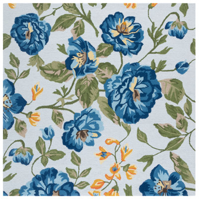 Jardin 275 Hand Tufted Indian Wool Pile Floral Rug