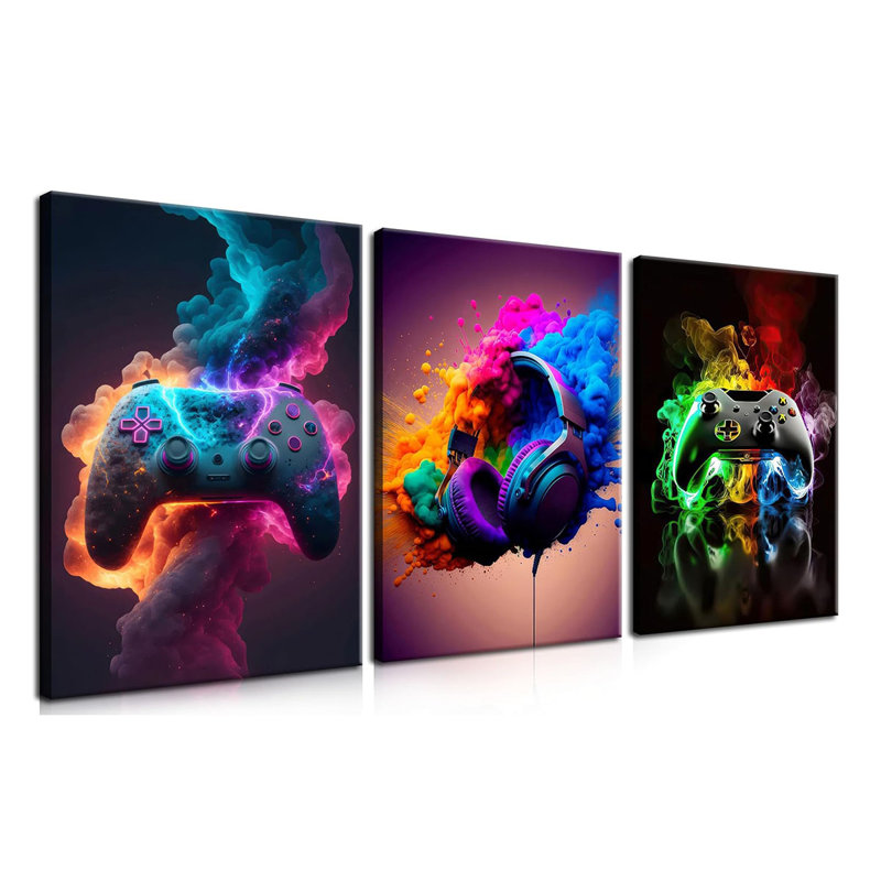 3 Piece Wrapped Canvas Print