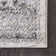 Fullwood Power Loom Traditional Faded Medallion Gray Rug