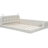 Cozy Queen Size Platform Bed With Built-In Reading Lamps - White Lights For Relaxation-1652124716