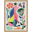 Reproduction d'art sur toile encadrée, "Wild Rabbit" par Rachel Lee 3 Birdies Studio
