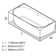 Eldon 69" x 34" Freestanding Back to Wall Bathtub With Void