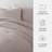 Waffle Textured 3 Piece Comforter Set All Season Down-Alternative Ultra Soft Bedding-105814027-105814029