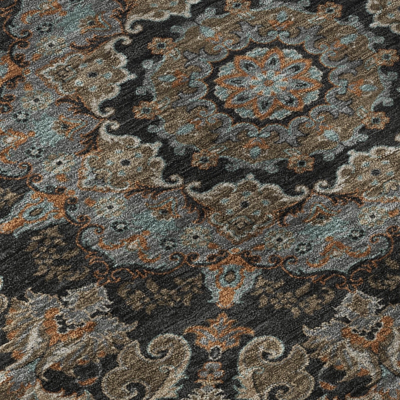 Tapis lavable à la machine de qualité supérieure Mayfield AMF2489, Chocolat, 10 pi x 14 pi