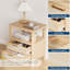 19.7cm W Manufactured Wood Bedside Table