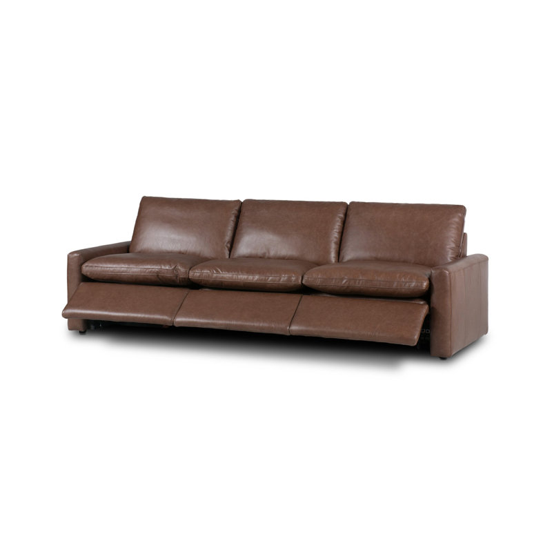 Tillery Power Reclining Sofa, Sonoma Coco Genuine Leather