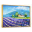 Beautiful Blooming Lavender Fields With House - Painting on Canvas-67406689-67406690