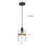 Luminaire suspendu cylindrique 1 lumière