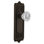 Egg & Dart Plate with Crystal Door Knob