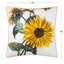 Housse de coussin décoratif décorative 3D tournesol 18 x 18 pouces