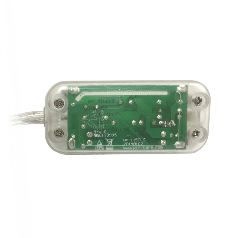 Variateur de glissière à poteau simple 150-watts, Transparent
