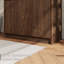 Ensemble de meuble-lavabo en bois avec lavabo double, robinet et bonde Sharee-1386947274