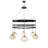 6 - Light Dimmable Geometric Chandelier