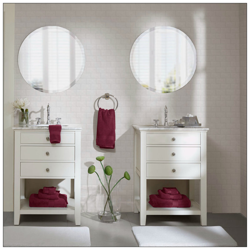 Ensemble de 8 valises pour chambre d'amis 100% coton, Bourgogne