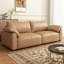 106.3"Brown Cat Scratch Resistant Modular Sofa Couch-130030751