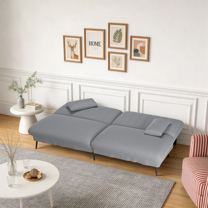 2 Seater Fabric Sofa, Grey