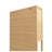 72" Tall Bamboo Storage Cabinet with Double Doors and Natural Finish