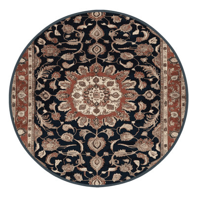 Machine Washable Persian Brown Area Rug