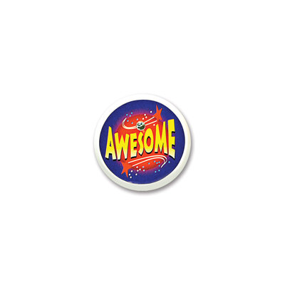 Awesome bouton clignotant - 2 po - paquet de 6