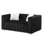 Causeuse en velours à accoudoirs carrés 62,6 po Clifford-1070885033-1048964326-1008375359